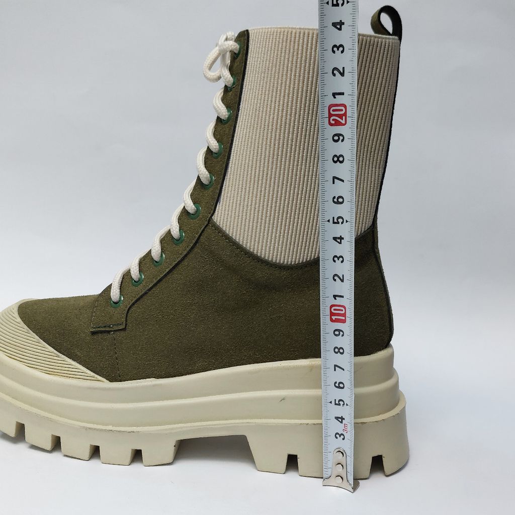 خرید انلاین بوت پرطرفدار بندی زیپدار بغل کش یشمی با کیفیت