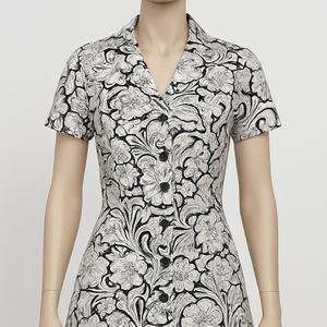 قیمت ارزان پیراهن گلدار دخترانه