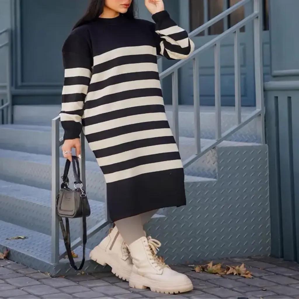 خرید اینترنتی قیمت کفتان بافت راه راه رینگی 7284