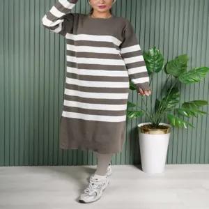 خرید اینترنتی قیمت کفتان بافت راه راه رینگی 7284