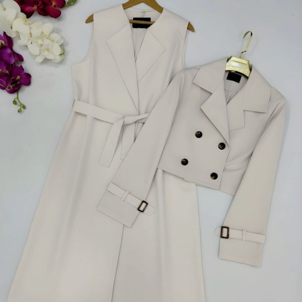 خرید آنلاین بارانی ست دوتیکه پیله