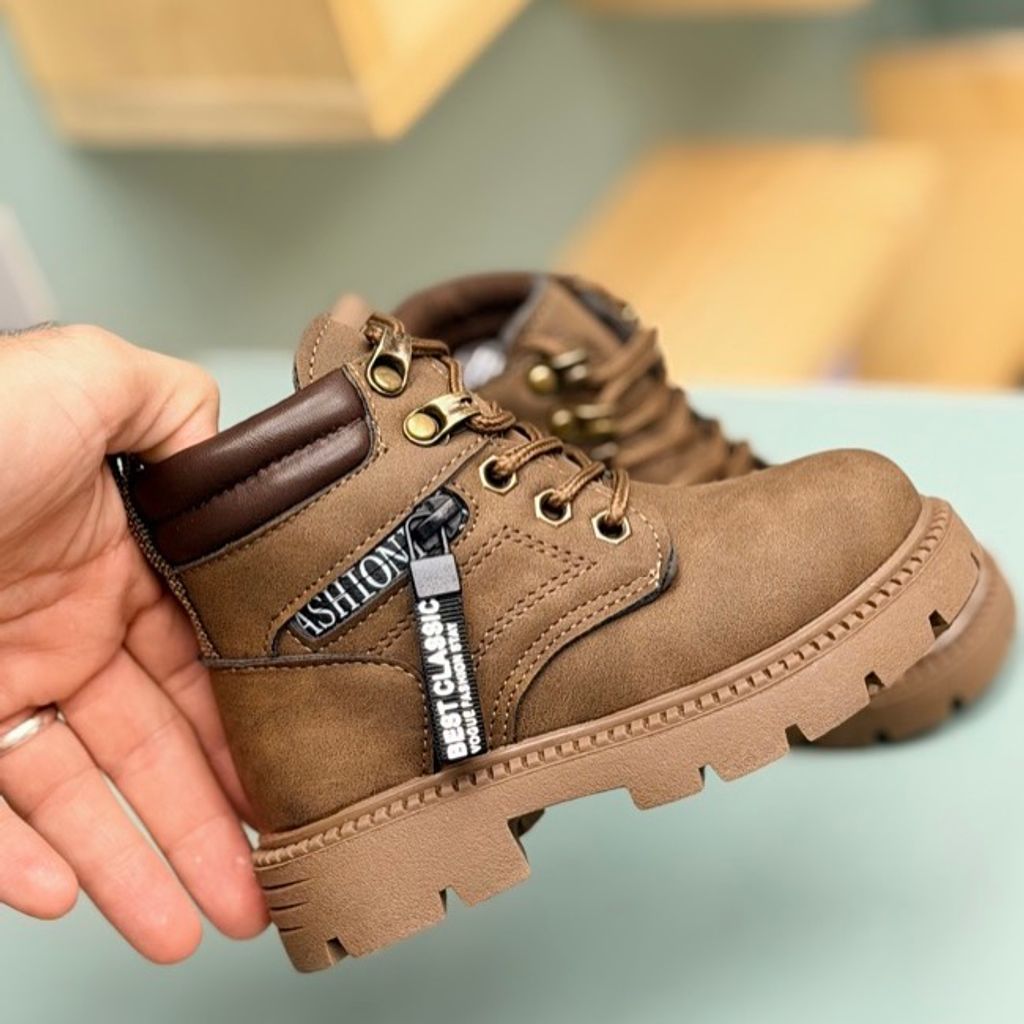 خرید اینترنتی قیمت بوت بچگانه طرح بغل زیپ از Kids کد 4073002