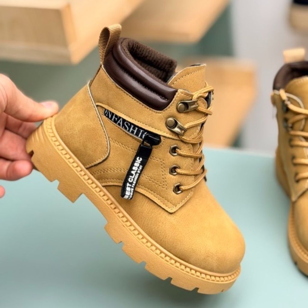 قیمت ارزان بوت بچگانه طرح بغل زیپ از Kids کد 4073002