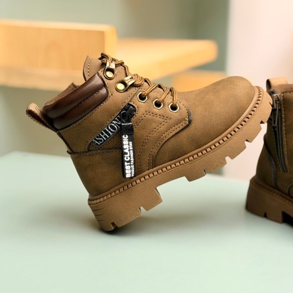 خرید اینترنتی قیمت بوت بچگانه طرح بغل زیپ از Kids کد 4073002