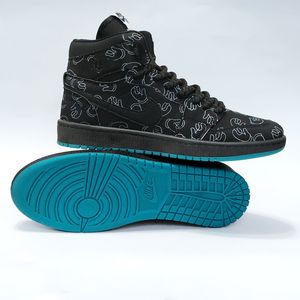 مشخصات کتونی ساقدار نایک جردن وان طرح کاز Nike Jordan1 Kaws