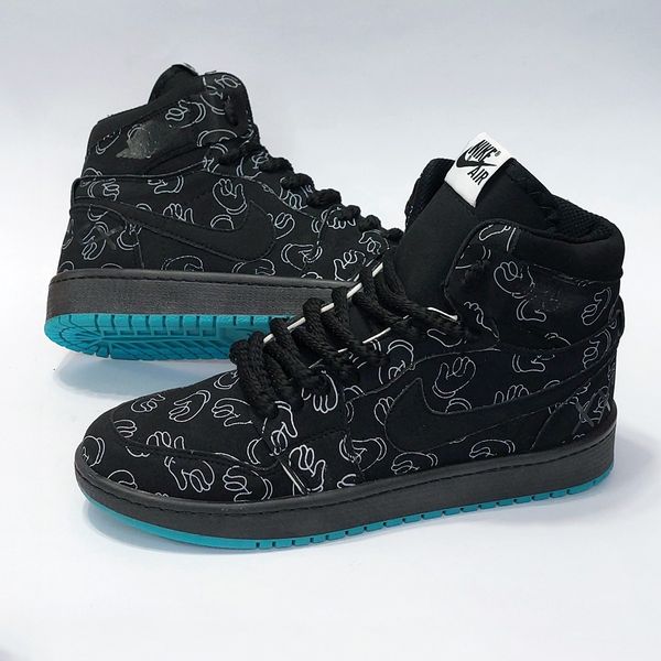 کتونی ساقدار نایک جردن وان طرح کاز Nike Jordan1 Kaws