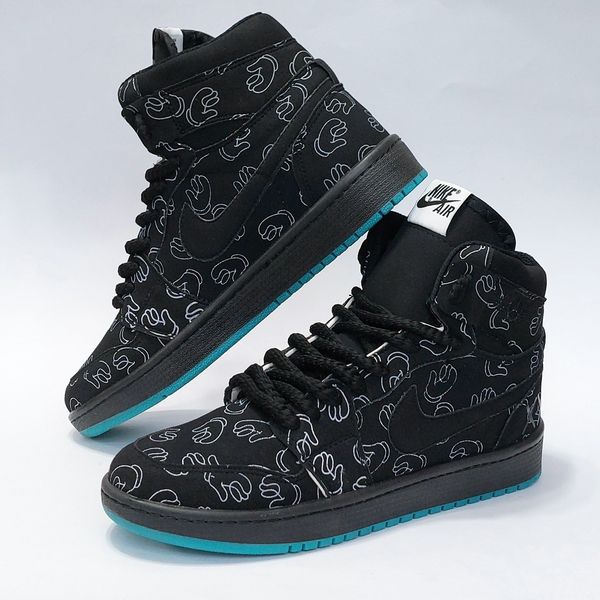 کتونی ساقدار نایک جردن وان طرح کاز Nike Jordan1 Kaws