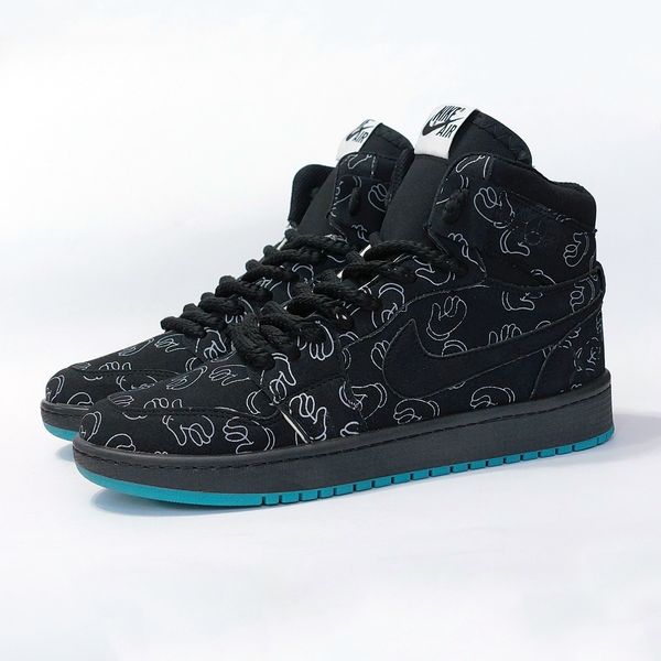 کتونی ساقدار نایک جردن وان طرح کاز Nike Jordan1 Kaws