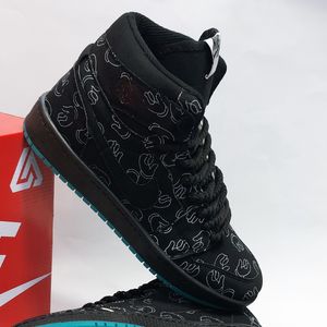 قیمت کتونی ساقدار نایک جردن وان طرح کاز Nike Jordan1 Kaws