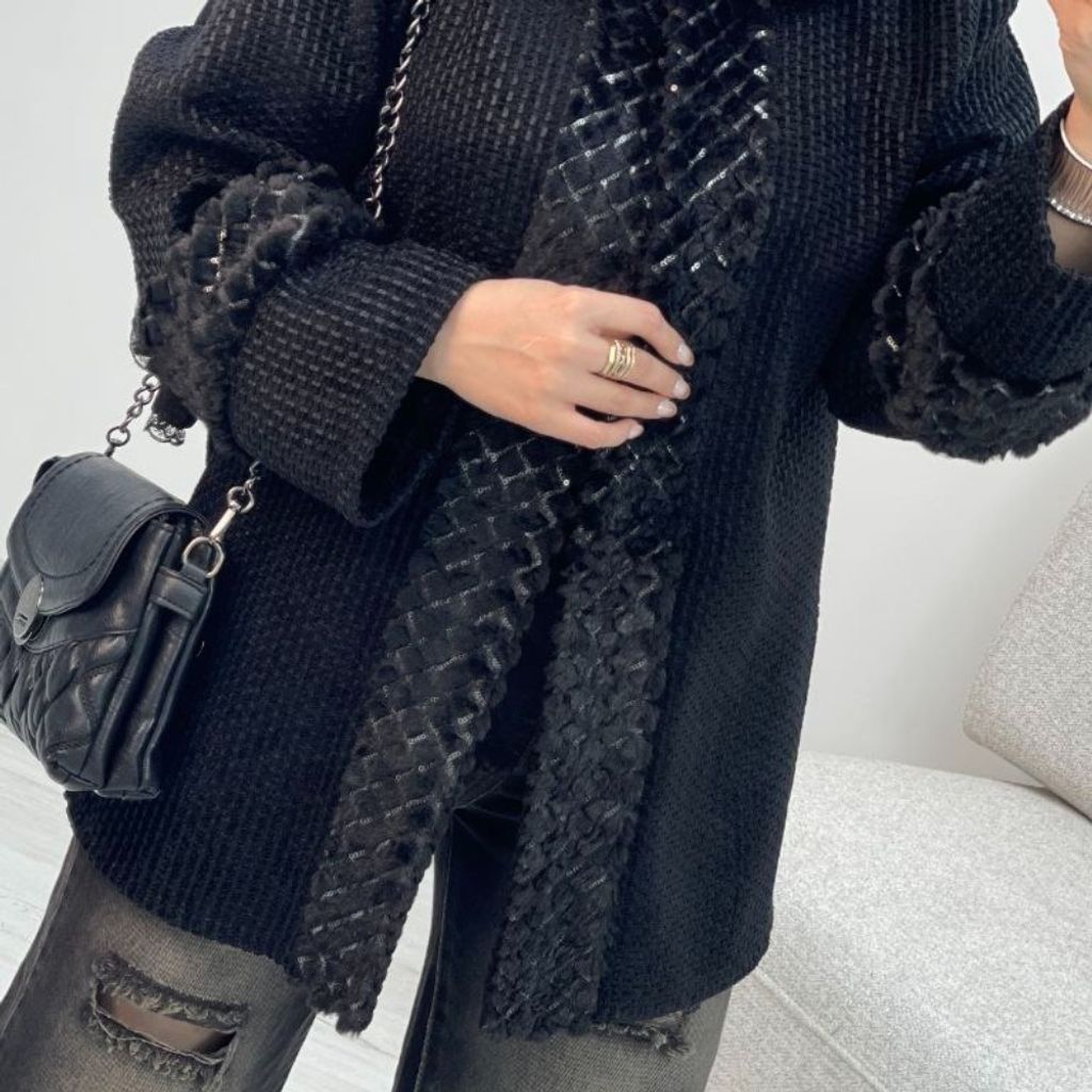 قیمت ارزان کت پشمی شانل