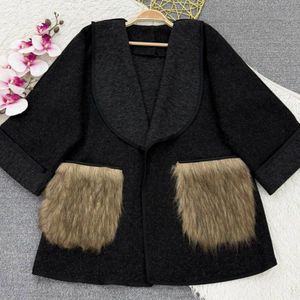 پالتو جیب خز