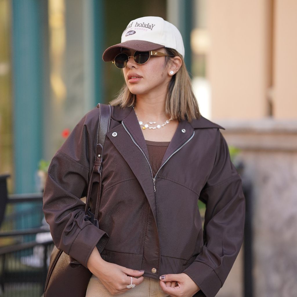 مشخصات بامبر جکت قهوه ایی