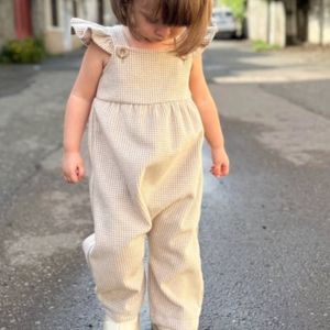 شلوار پیش سینه دار دخترانه ماهک