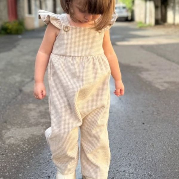 شلوار پیش سینه دار دخترانه ماهک