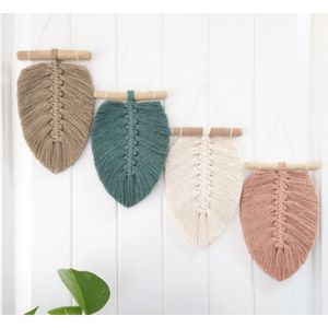 دیوارکوب تک برگ مکرومه طرح رویا