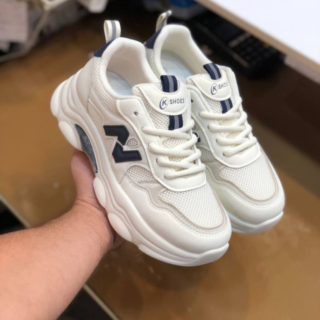 خرید آنلاین کفش نیوبالانس زنانه مدل KShoes رنگ سفید ابی