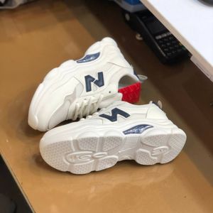 خرید اینترنتی کفش نیوبالانس زنانه مدل KShoes رنگ سفید ابی