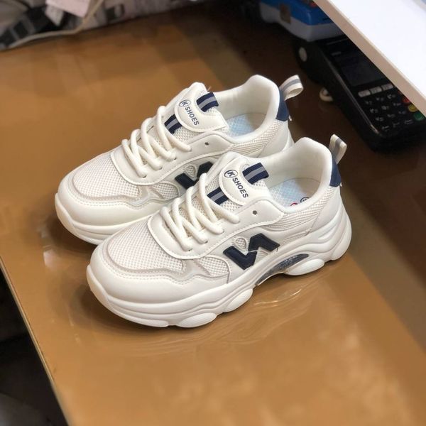 کفش نیوبالانس خارجی زنانه مدل KShoes رنگ سفید ابی