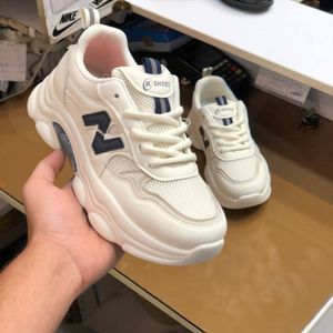 خرید اینترنتی کفش نیوبالانس زنانه مدل KShoes رنگ سفید ابی