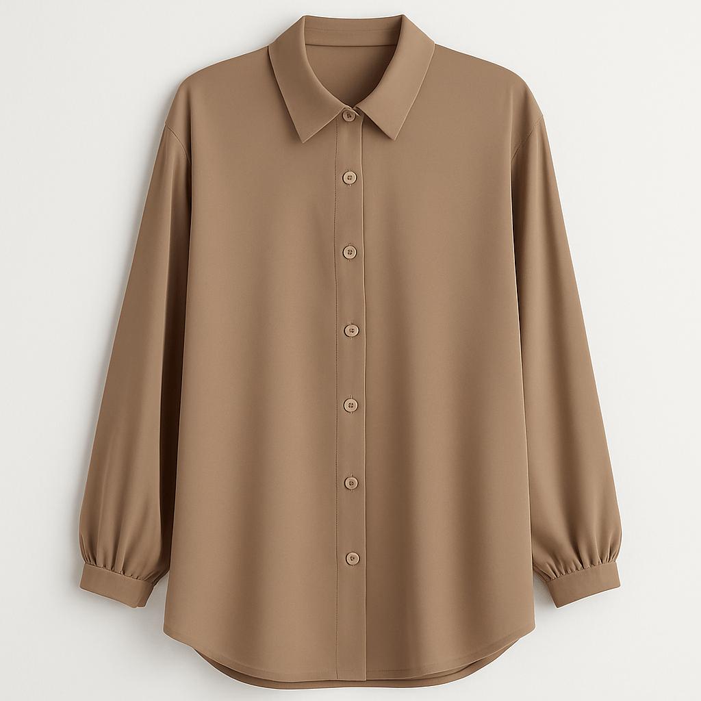 خرید اینترنتی شومیز زنانه کیمونویی کرپ لارا – استایل روزمره و رسمی