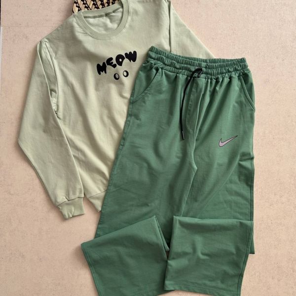 شلوار بگ بیرونی نخ پنبه خالص