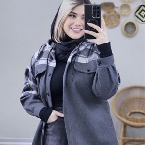 فروش اینترنتی پالتو زنانه طرح ترکیبی
