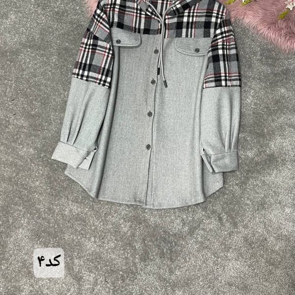 پالتو زنانه طرح ترکیبی