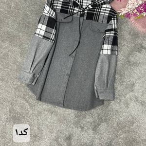 خرید اینترنتی پالتو زنانه طرح ترکیبی