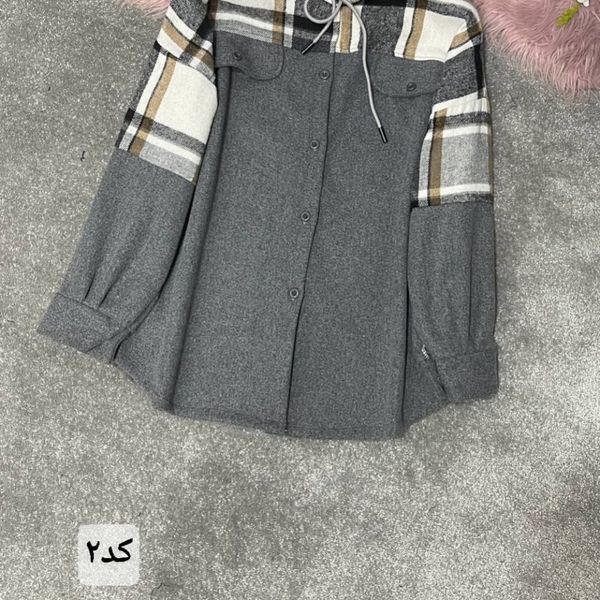 پالتو زنانه طرح ترکیبی