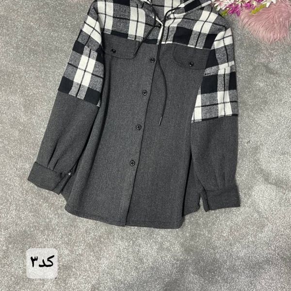 پالتو زنانه طرح ترکیبی