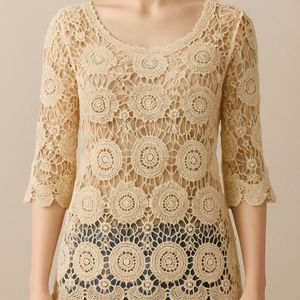 خرید انلاین بلوز گیپور زنانه