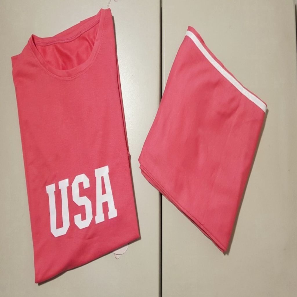 خرید اینترنتی ست بلوز و شلوار طرح USA