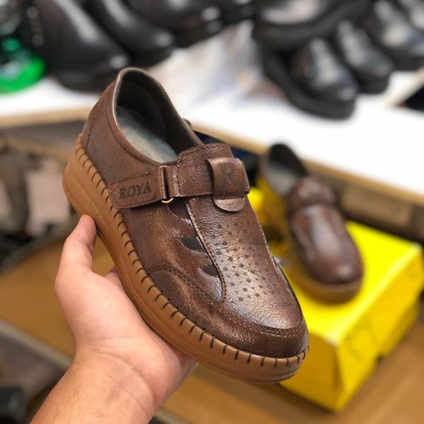 کفش طبی زنانه مدل باران رنگ قهوه ای