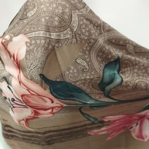 خرید انلاین روسری نخی ساتن مجلسی