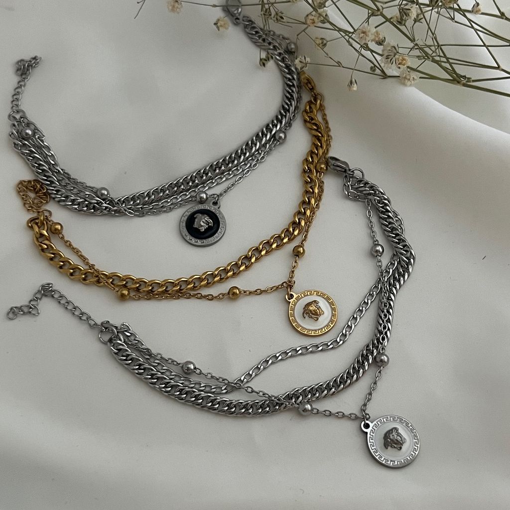 قیمت دستبند چند لاین ورساچ