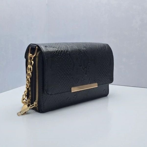 کیف مجلسی زنانه مدل شقایق طرح پوست ماری