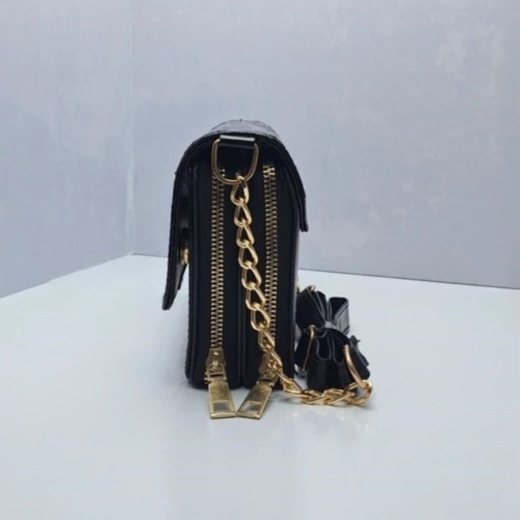 قیمت ارزان کیف مجلسی زنانه مدل شقایق طرح پوست ماری