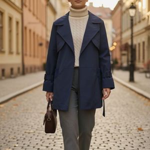 فروش اینترنتی بارونی آستردار سولین تا سایز 54 سرمه ای