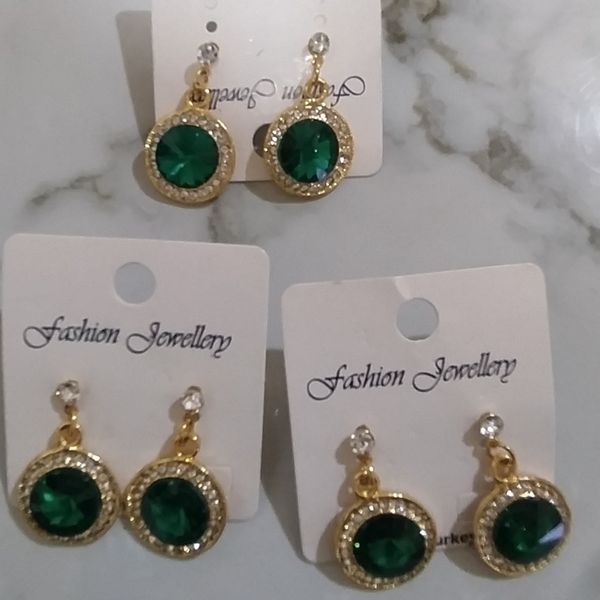 گوشواره میخی نگین دار ترند ترکیه