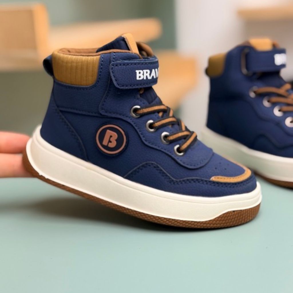 خرید اینترنتی قیمت کتونی بچگانه نیم ساق طرح Brave از AMG کد 4080502