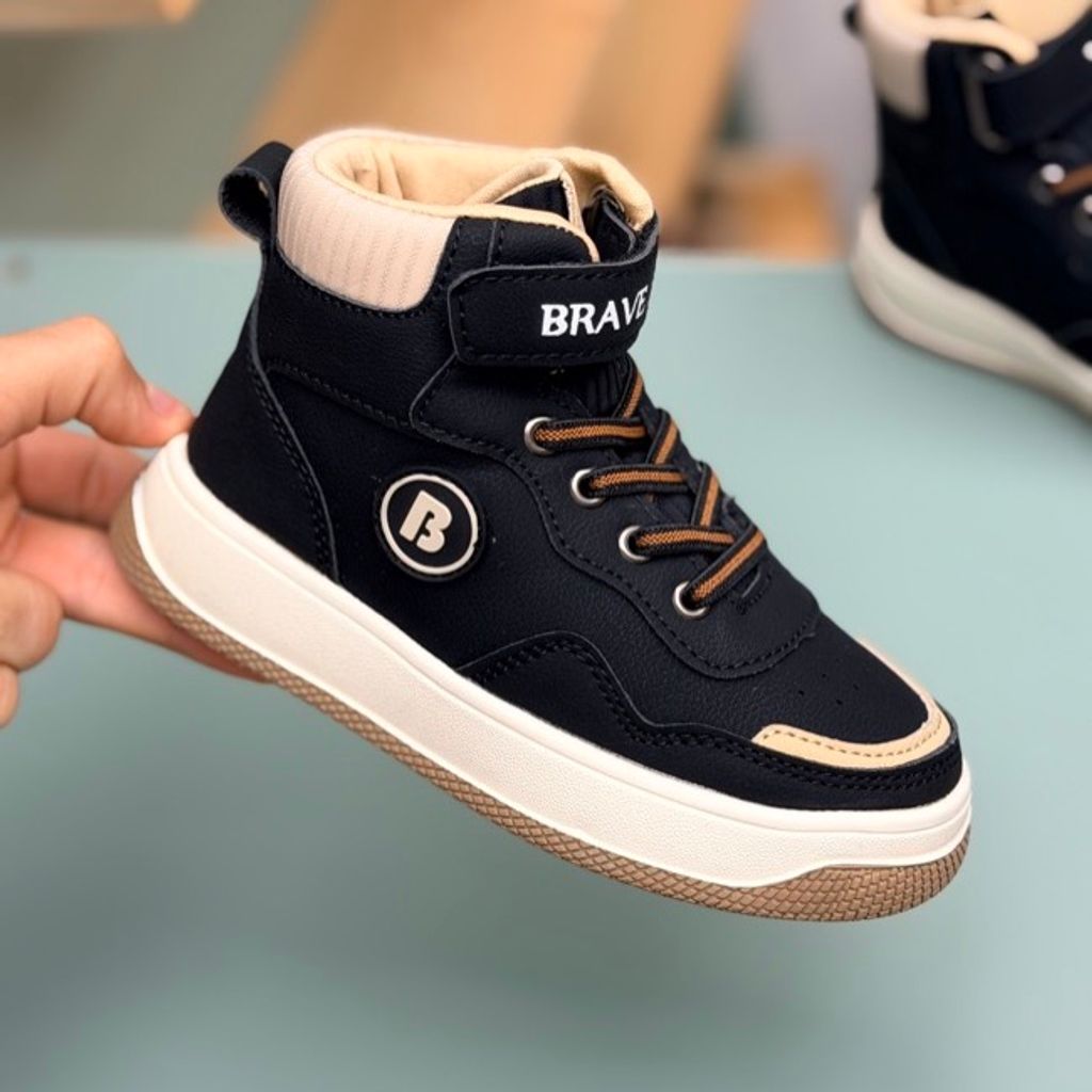 خرید اینترنتی قیمت کتونی بچگانه نیم ساق طرح Brave از AMG کد 4080502