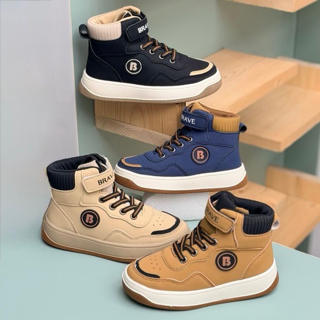 خرید اینترنتی قیمت کتونی بچگانه نیم ساق طرح Brave از AMG کد 4080502