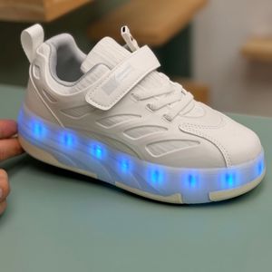 خرید اینترنتی قیمت کتونی بچگانه اسکیتی چراغدار چسبی از Kids کد 4080504