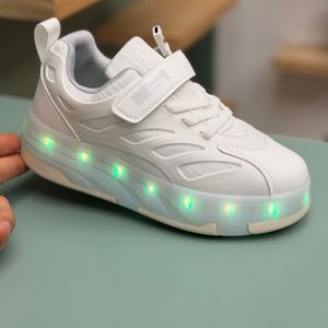 خرید اینترنتی قیمت کتونی بچگانه اسکیتی چراغدار چسبی از Kids کد 4080504