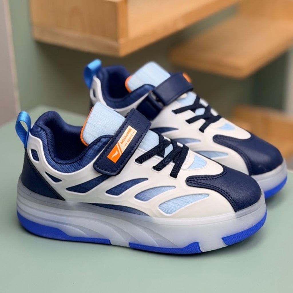 خرید اینترنتی قیمت کتونی بچگانه اسکیتی چراغدار چسبی از Kids کد 4080504