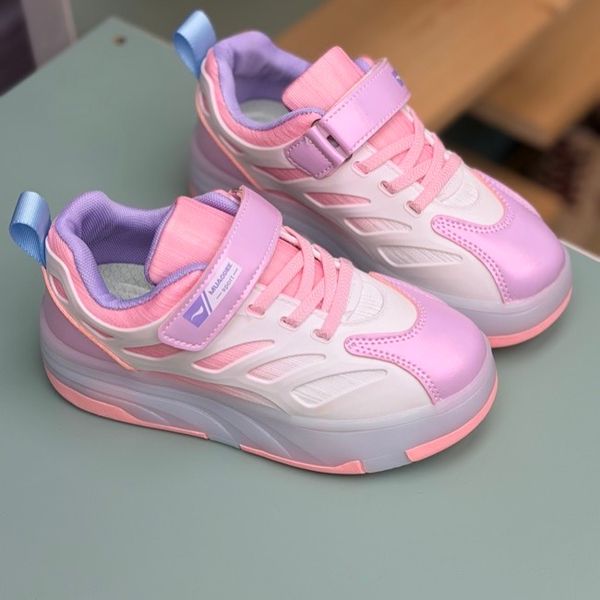 کتونی بچگانه اسکیتی چراغدار چسبی از Kids کد 4080504