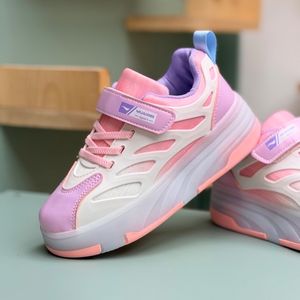 خرید اینترنتی قیمت کتونی بچگانه اسکیتی چراغدار چسبی از Kids کد 4080504