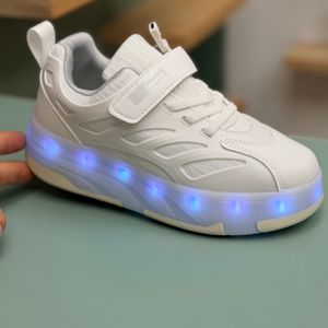 خرید اینترنتی قیمت کتونی بچگانه اسکیتی چراغدار چسبی از Kids کد 4080504