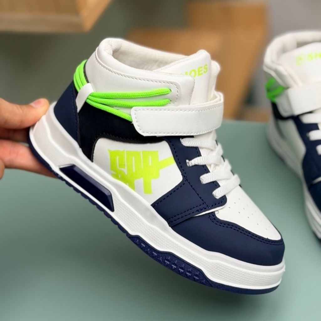 خرید اینترنتی قیمت کتونی بچگانه نیمساق طرح پشت بند از Kshoes کد 4080506