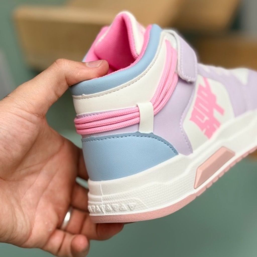 خرید اینترنتی کتونی بچگانه نیمساق طرح پشت بند از Kshoes کد 4080506